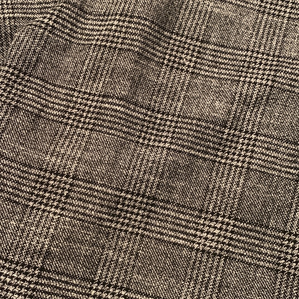 H&M Black Gray Crop Plaid Pants - Picture 5 of 5